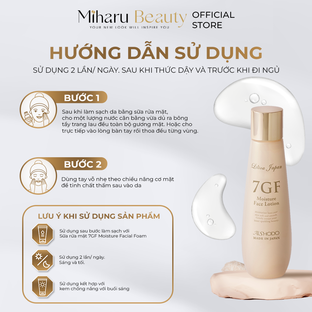 hướng dẫn sử dụng nước cân bằng lotion