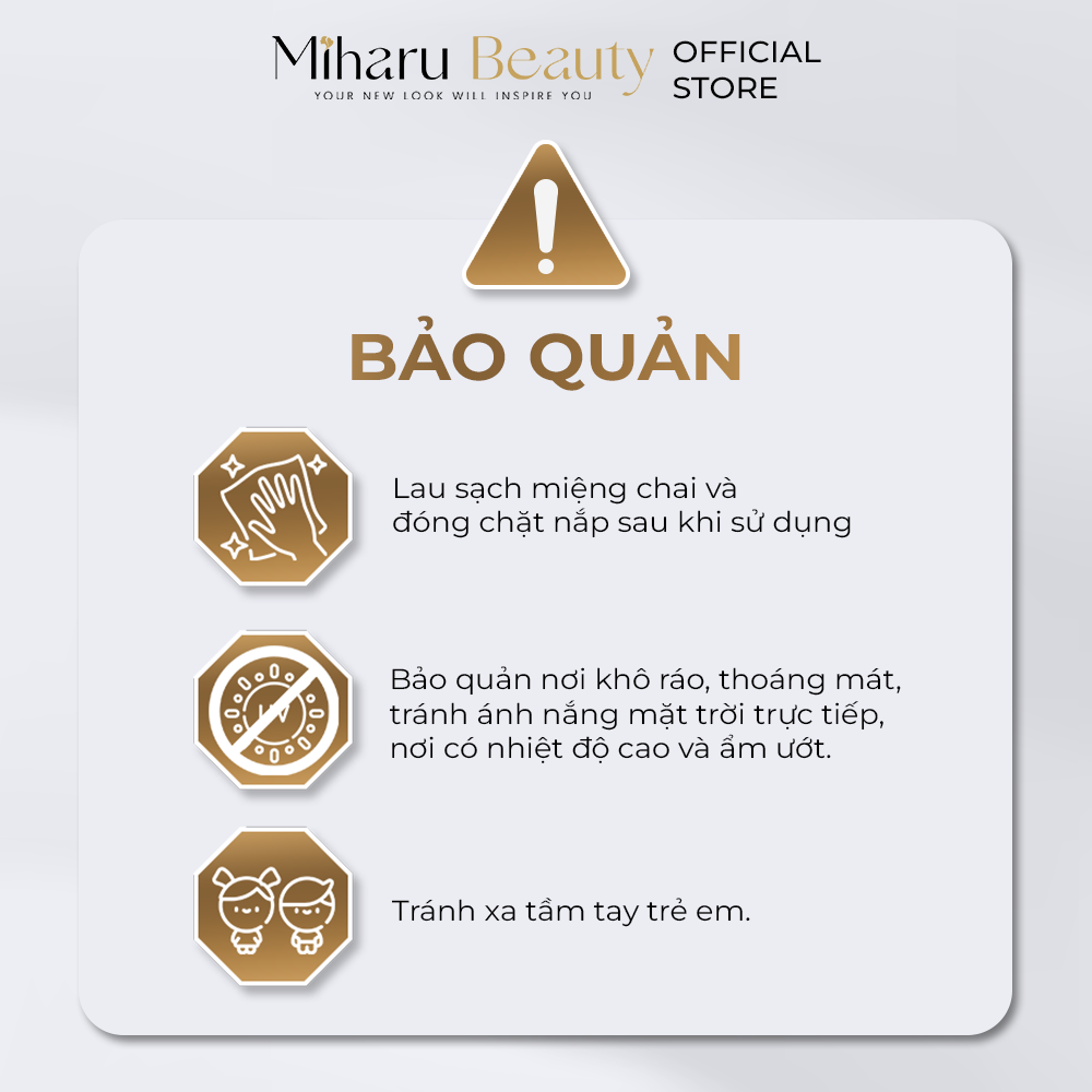 Hướng dẫn bảo quản