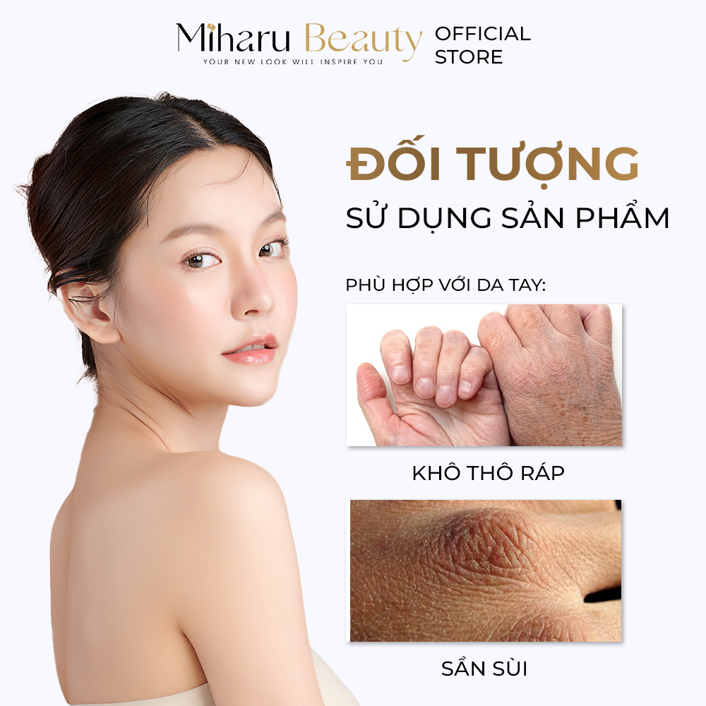 đối tượng sử dụng kem dưỡng da tay 7gf hand cream