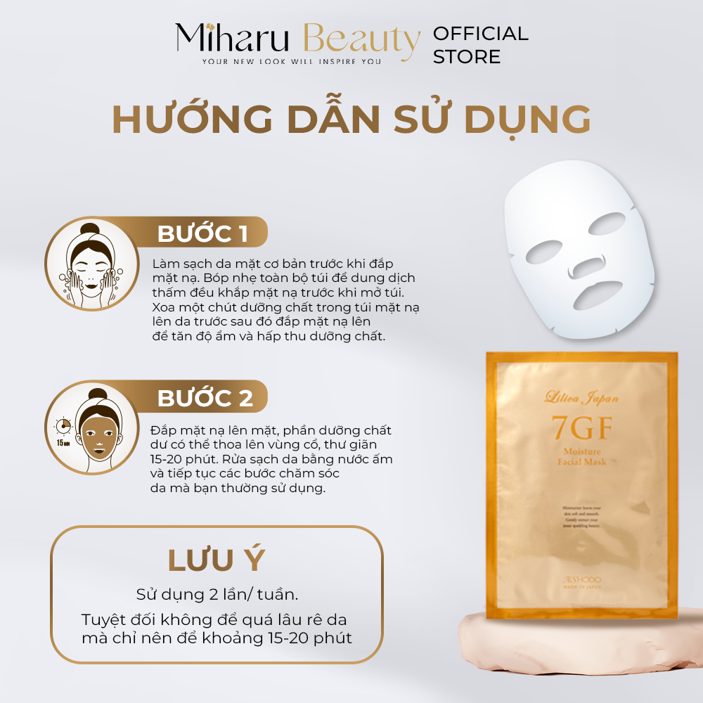 Hướng dẫn sử dụng mặt nạ 7gf