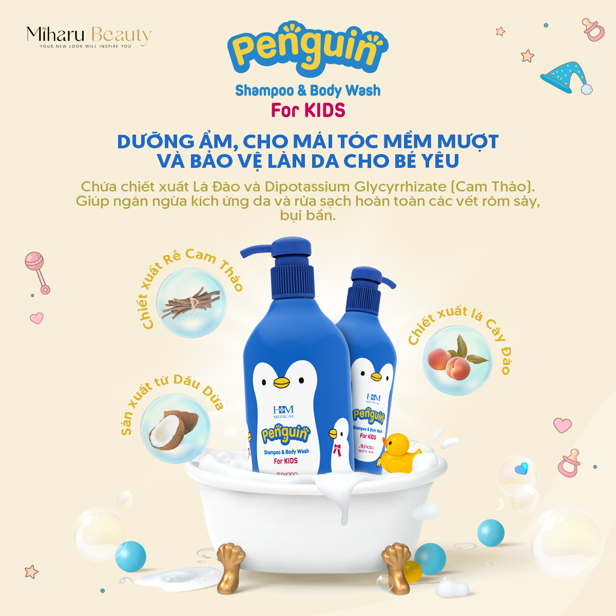 sữa tắm bé hữu cơ 2