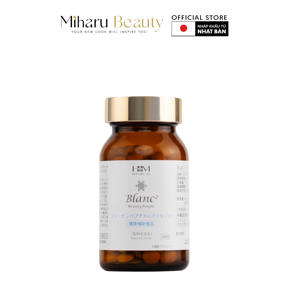 viên uống trắng da blanc2